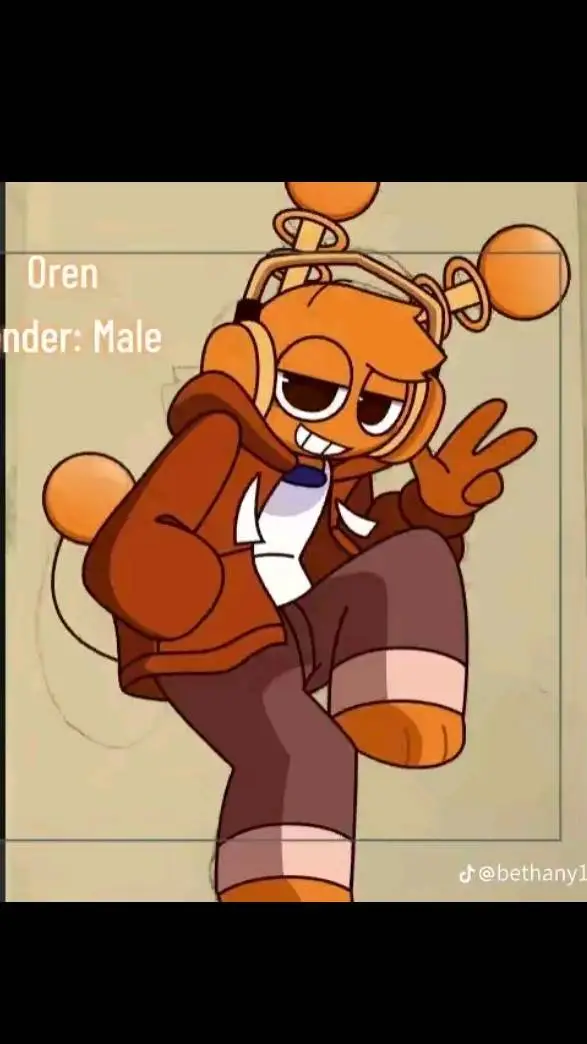 ai character: ✨️🧡Oren sprunki✨️🧡 background