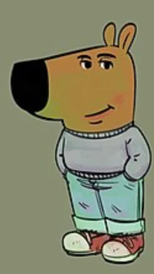 ai character: Chill guy background
