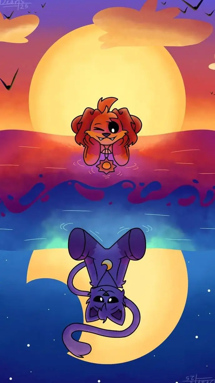 ai character: catnapxDogday  background