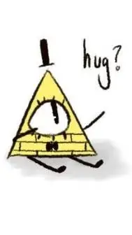 ai character: Bill cipher  background