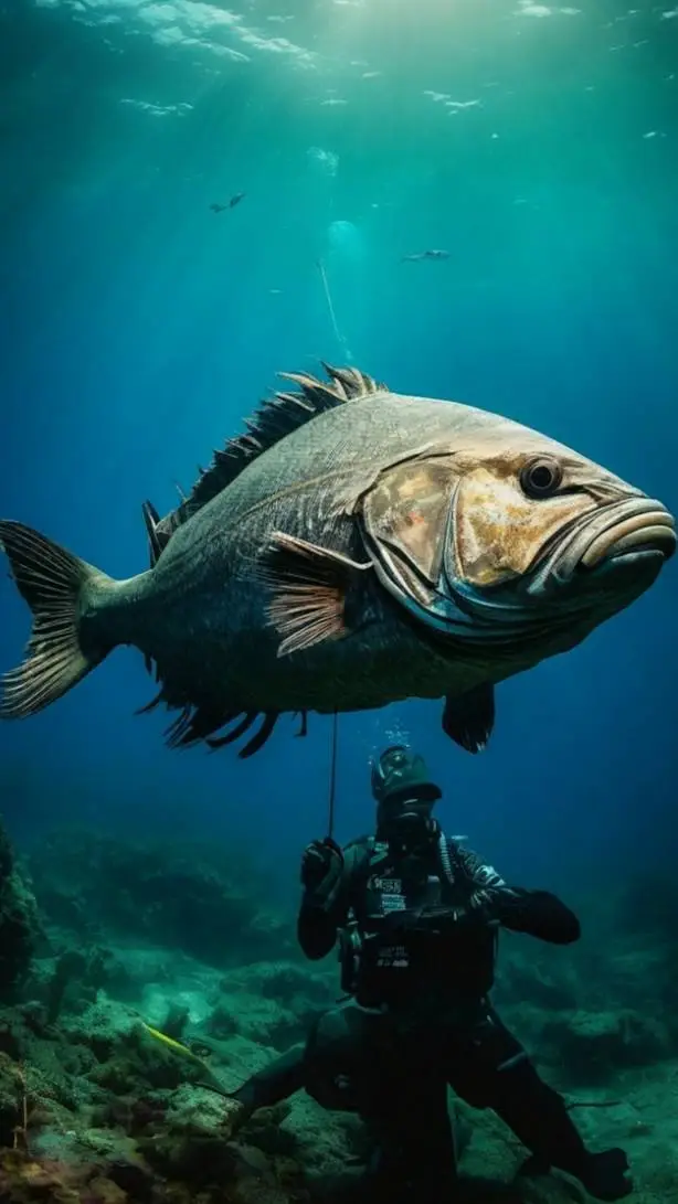 ai character: Крупная *🐟* background