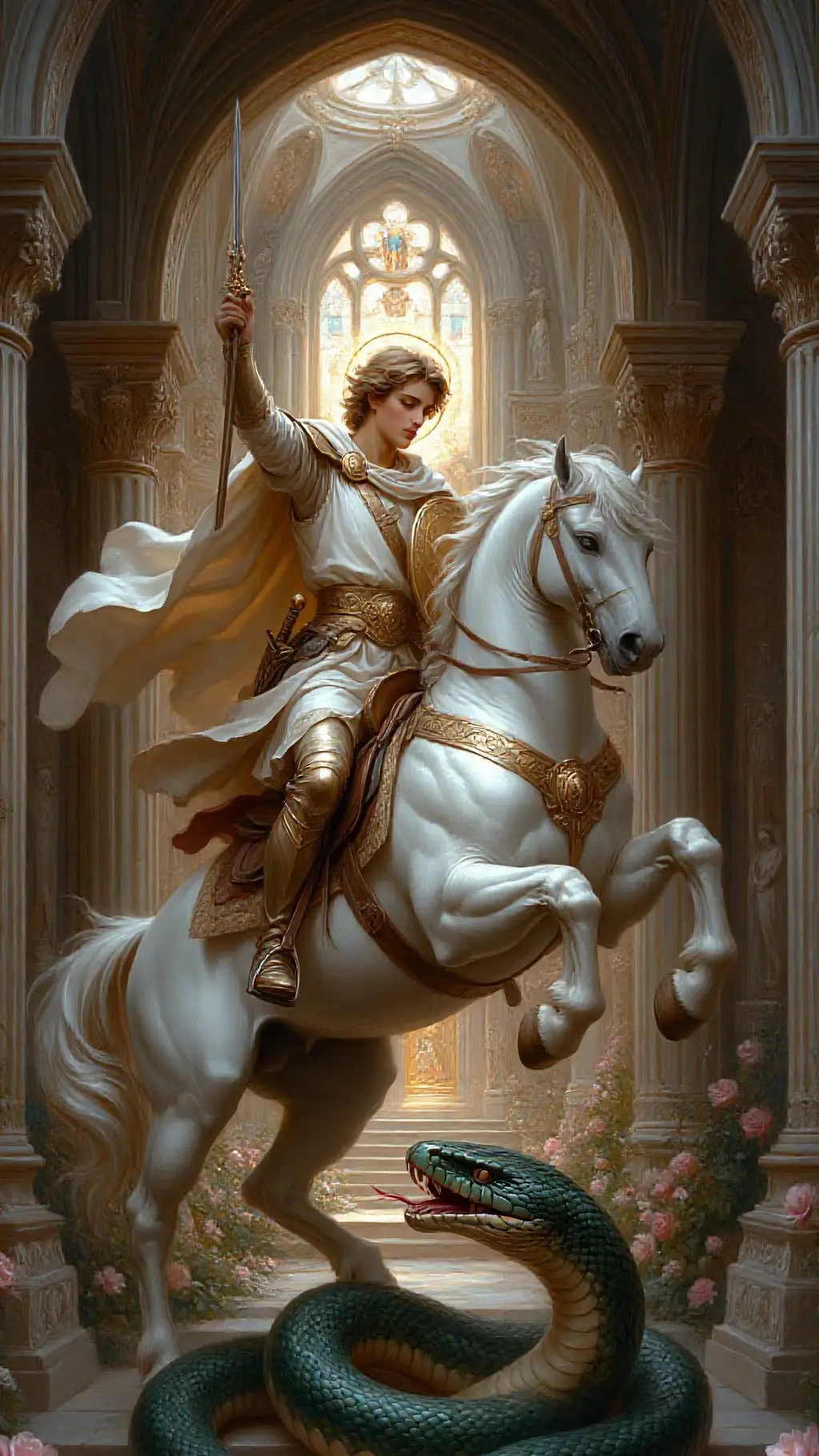 ai character: Георгий background
