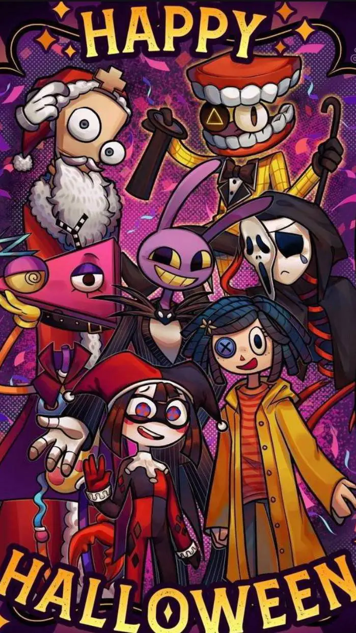 ai character: TADC Halloween  background