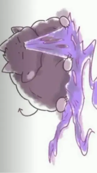 ai character: Cat Devil  background