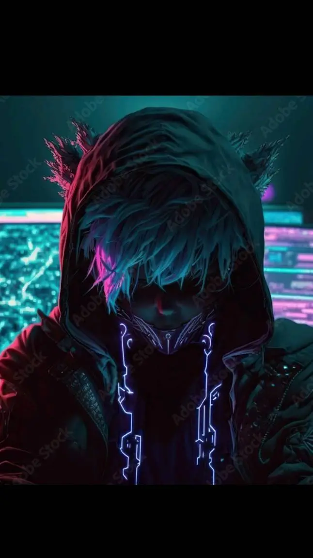 ai character: Hacker background
