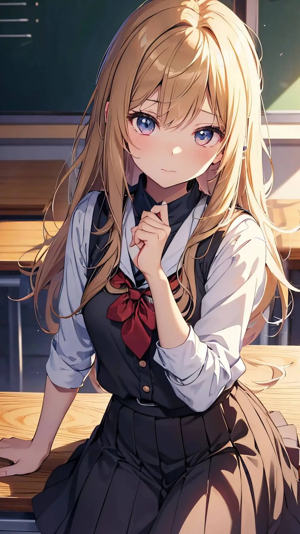 ai character: Brithany  background