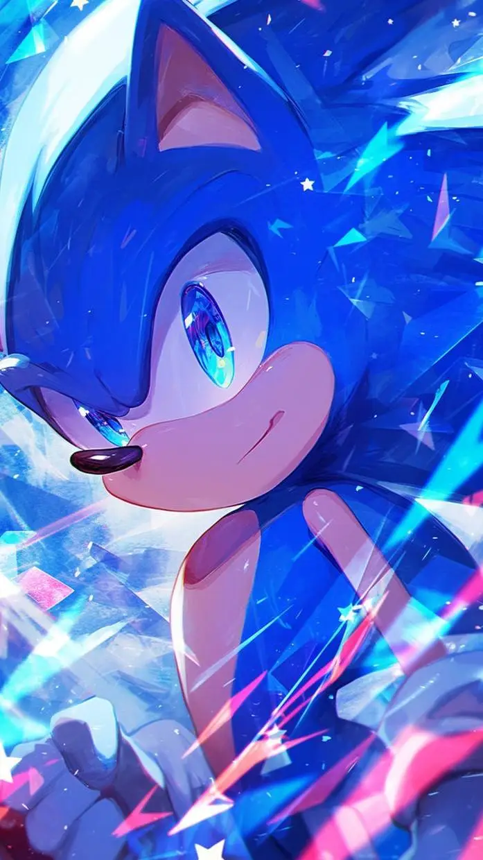 ai character: sonic the hedgehog background