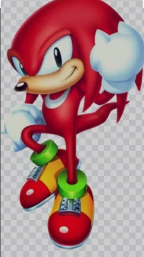 ai character: knuckles the hedge background