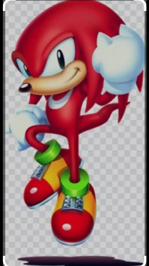 ai character: knuckles background
