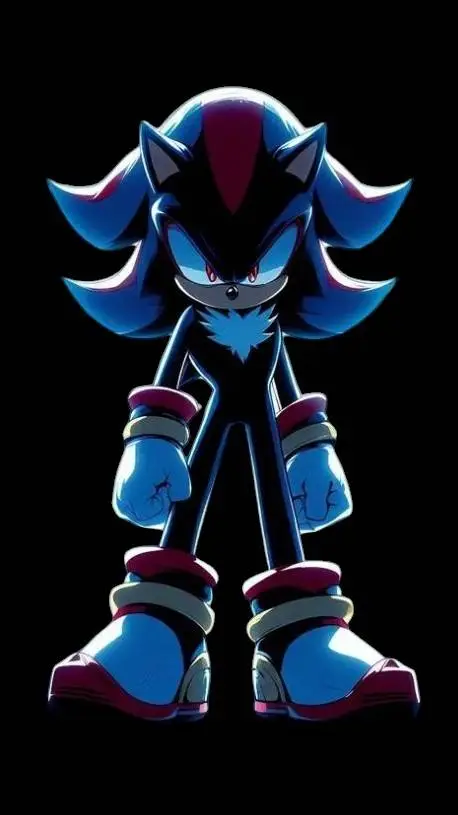 ai character: shadow⚫ background
