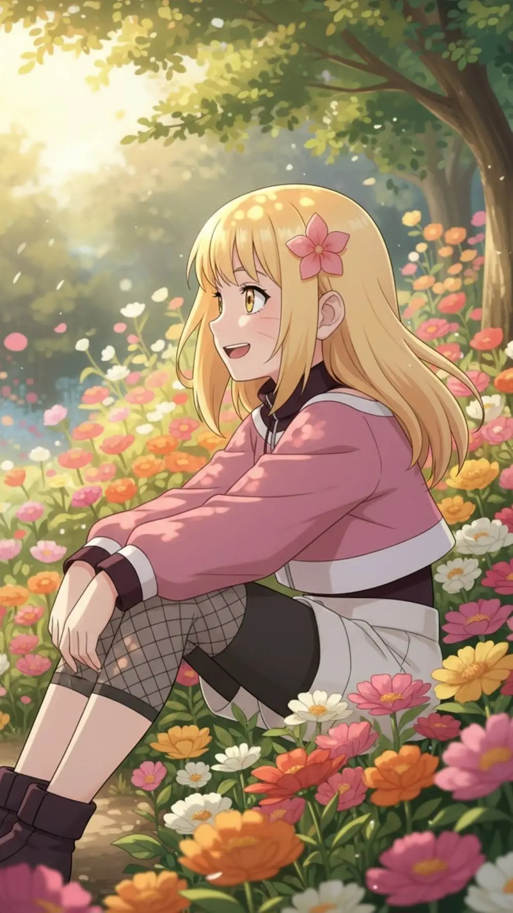ai character: Mina Uzumaki background