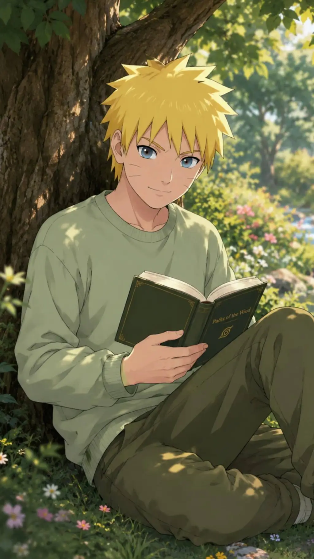 ai character: Haruto Uzumaki background