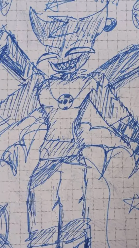 ai character: Giant Demon  background