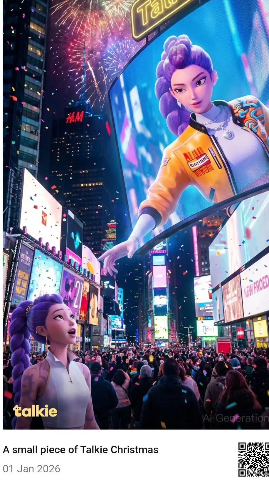 ai character: HUNTR/X background