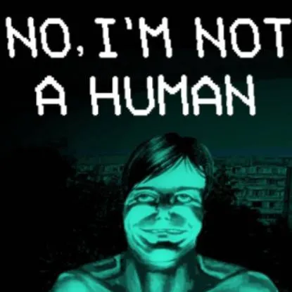 chat with ai character: no I'm not human 