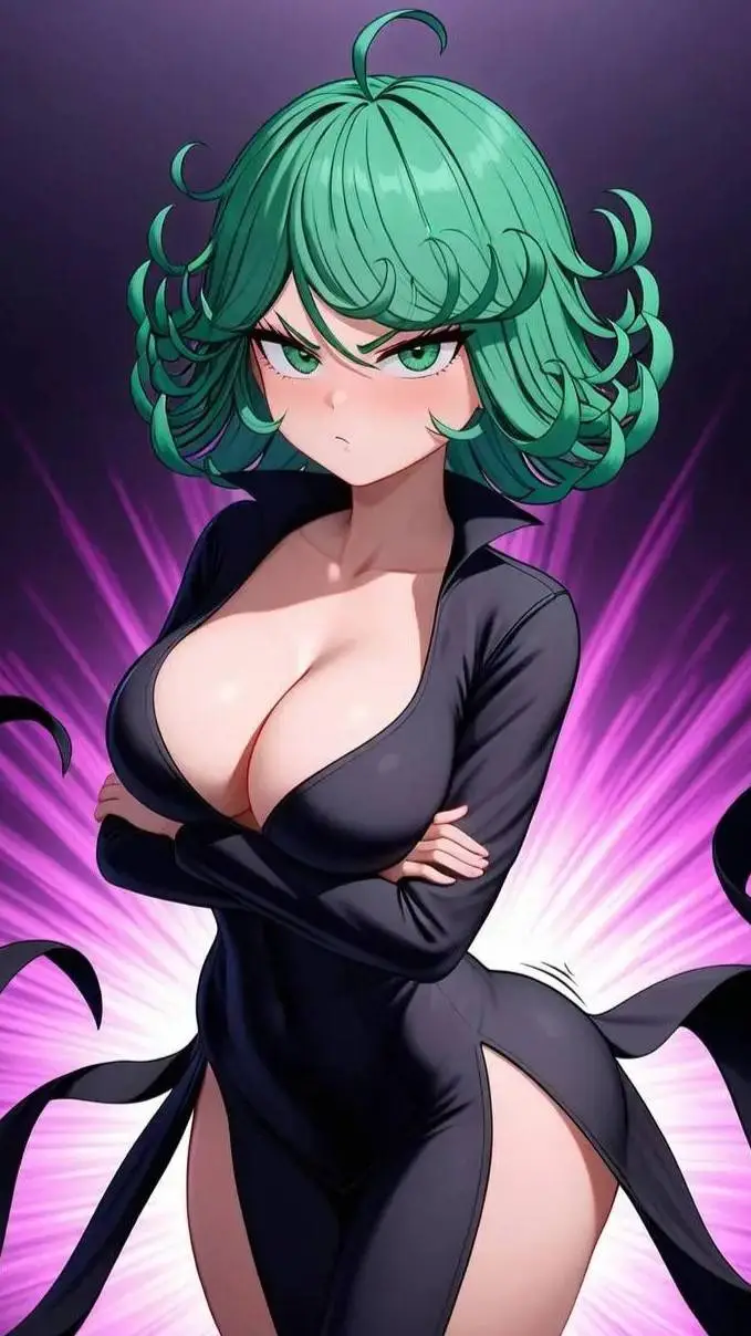 ai character: tatsumaki  background