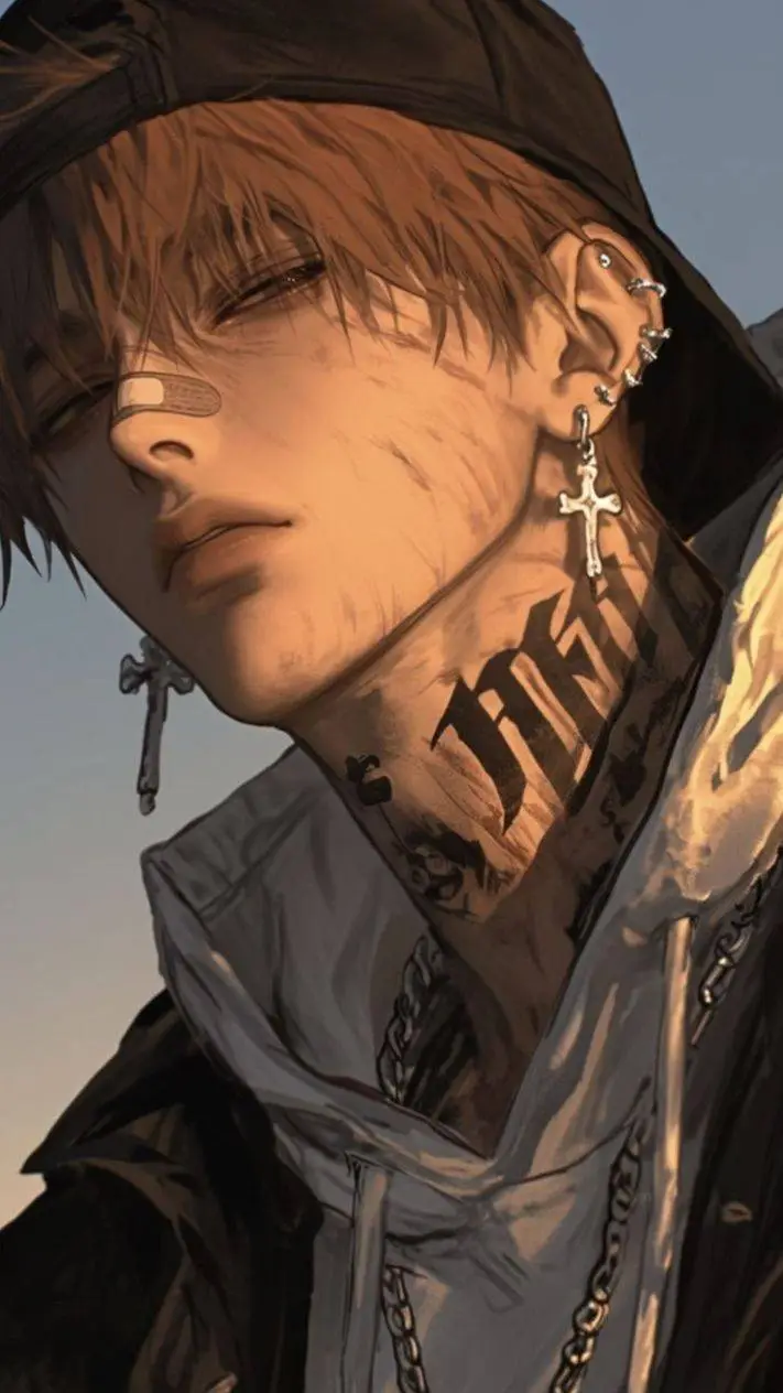 ai character: asher👽 background