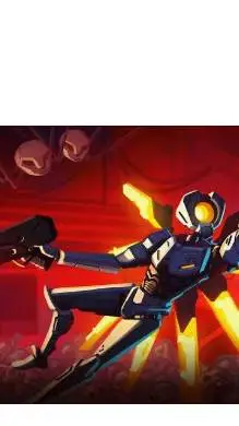 ai character: ULTRAKILL background