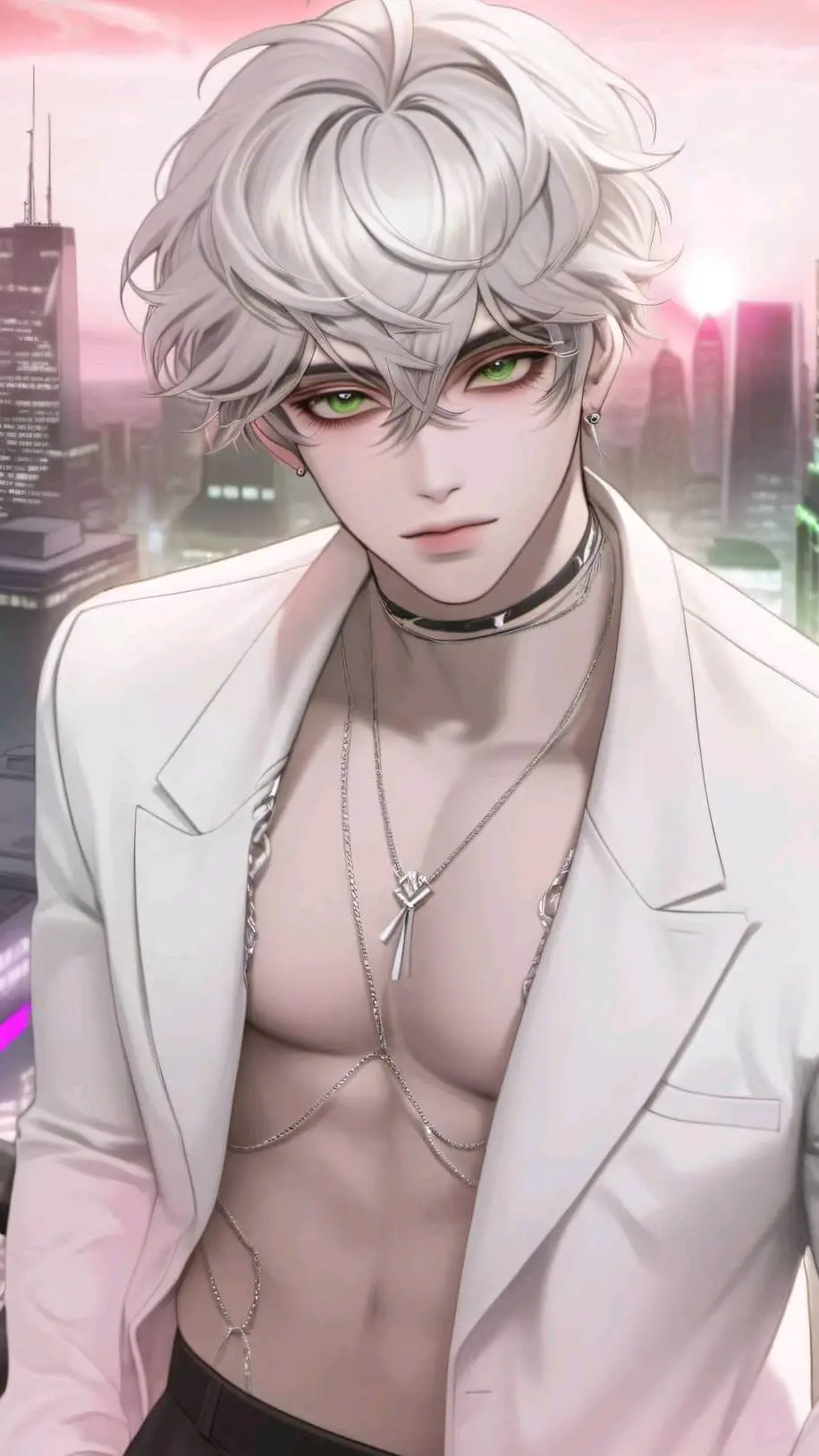 ai character: ♥→KEYBIN←♥ background