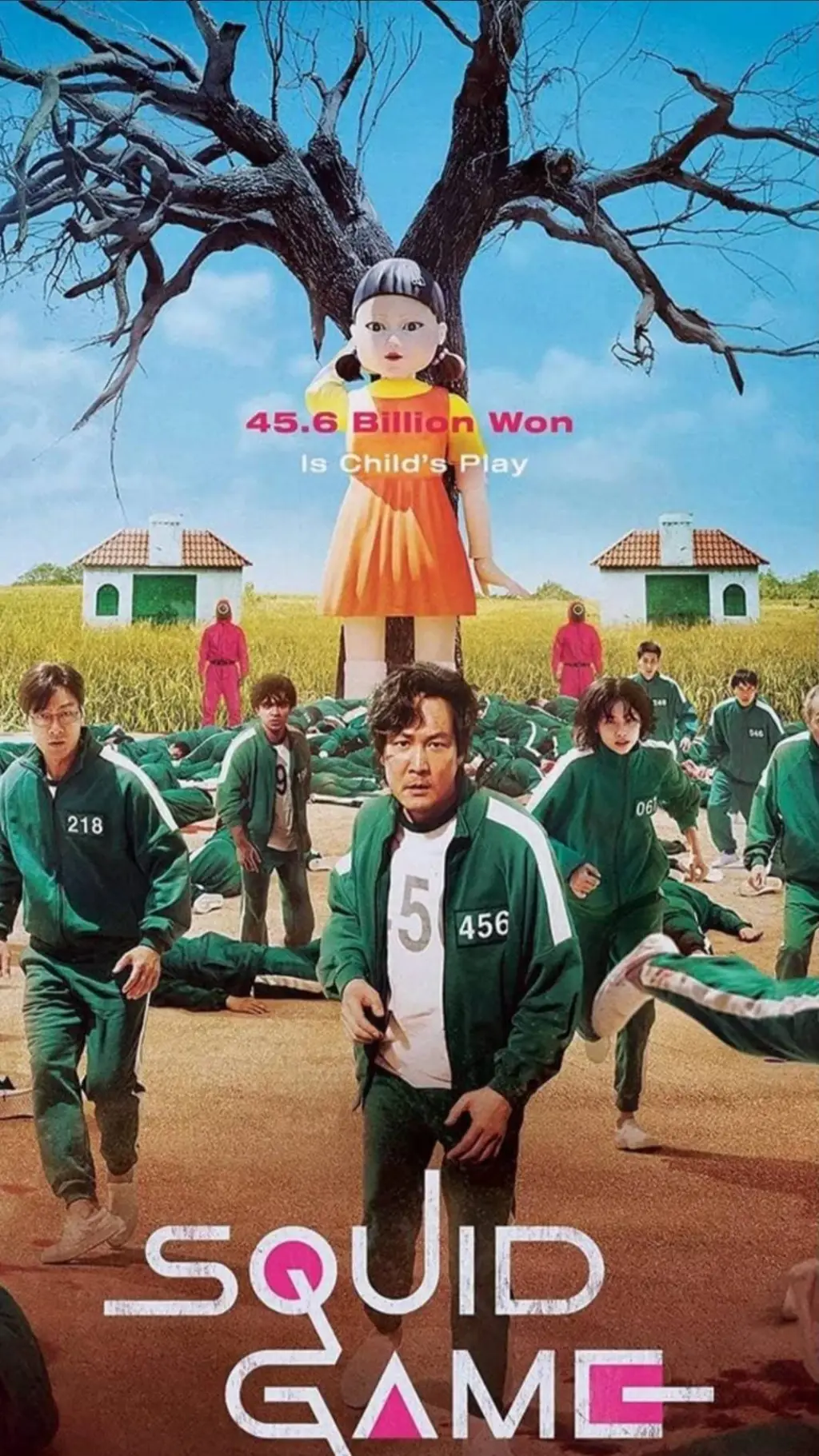 ai character: squid game season1 background