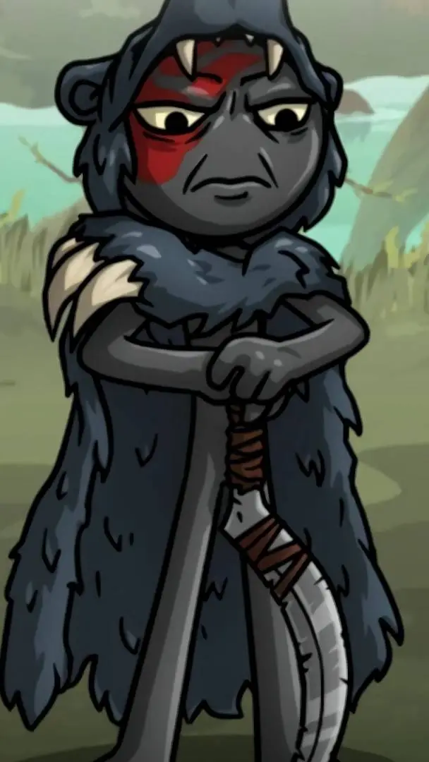 ai character: sicklebear background