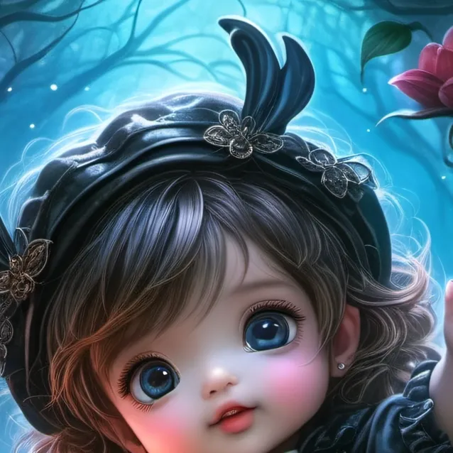 chat with ai character: a cute Little baby