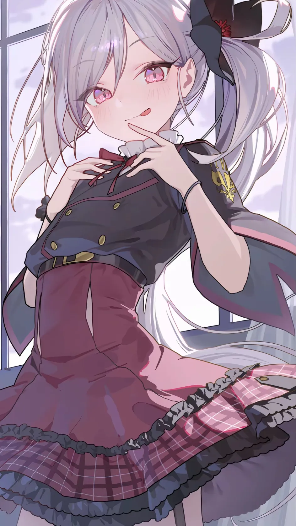 ai character: 浅黄睦月 background
