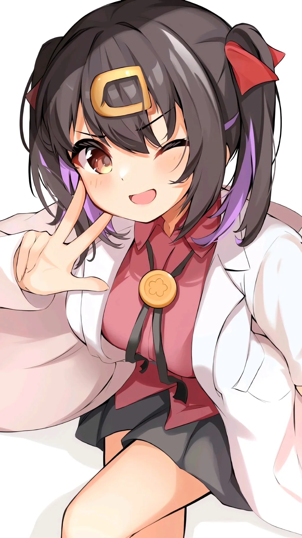ai character: 绪山美波里 background