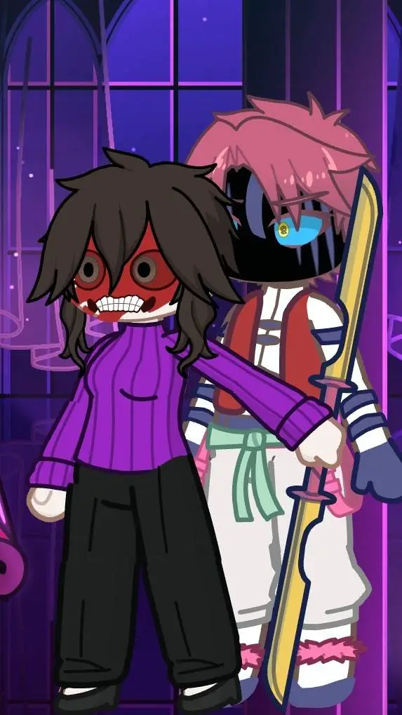 ai character: Dana y Akaza  background