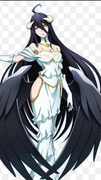 ai character: lady albedo background