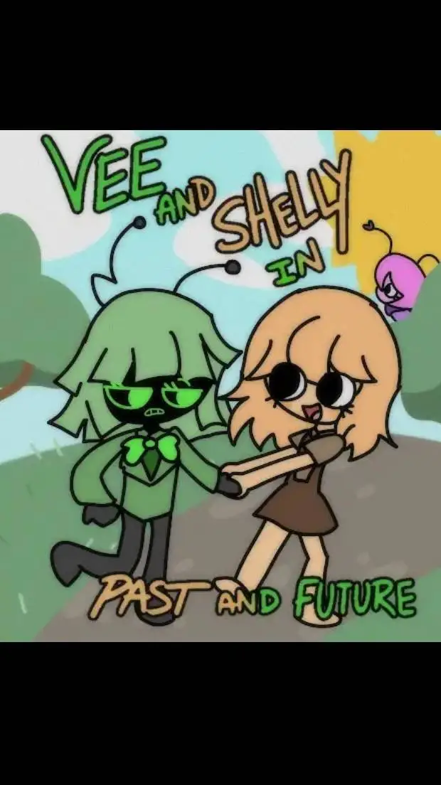 ai character: vee x shelly :V background