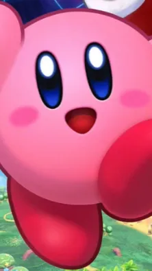 ai character: Kirby  background