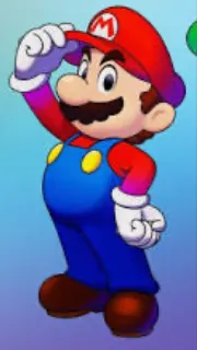 ai character: Mario AU background