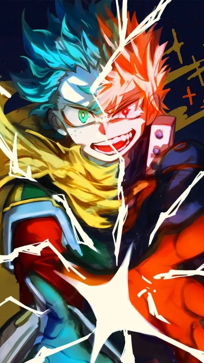 ai character: ghost deku  background