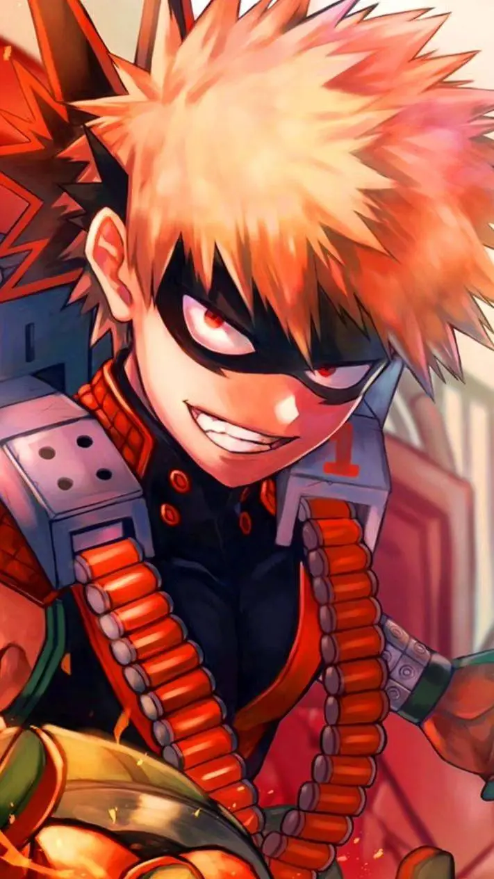 ai character: Deadpool bakugo  background
