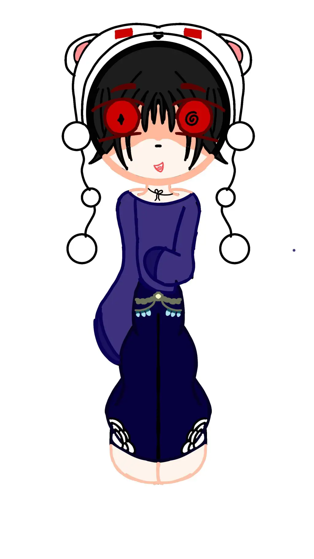 ai character: Polar kid pero boy background