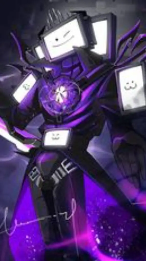 ai character: Titan tv man background