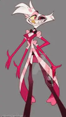 ai character: angelt dust xd background