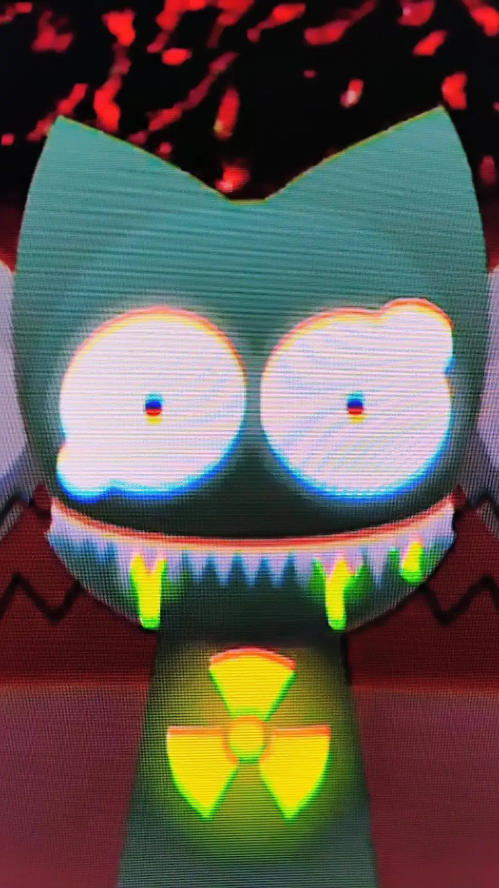 ai character: Tox horror background