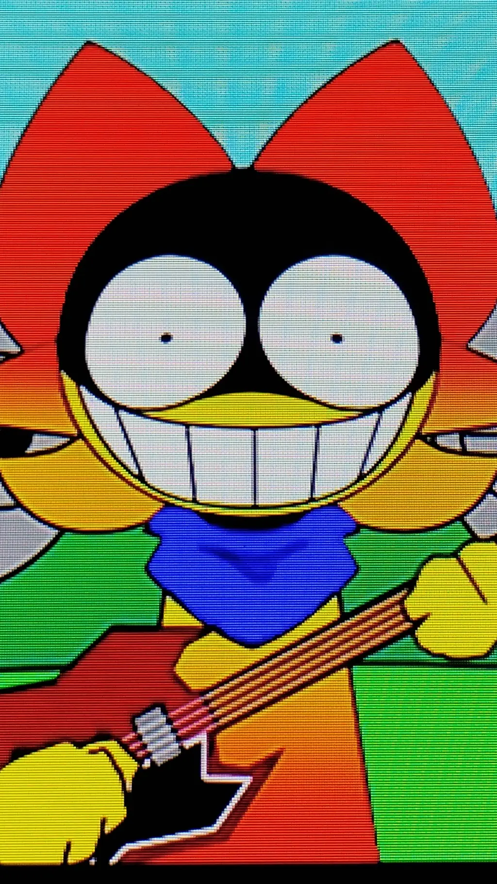 ai character: Animus pyramixed background