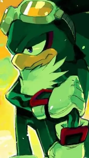 ai character: Jet the hawk background