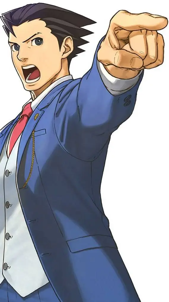 ai character: Phoenix Wright background
