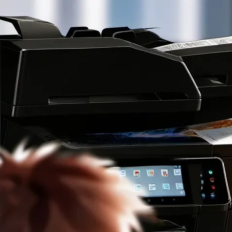 chat with ai character: printer that talks