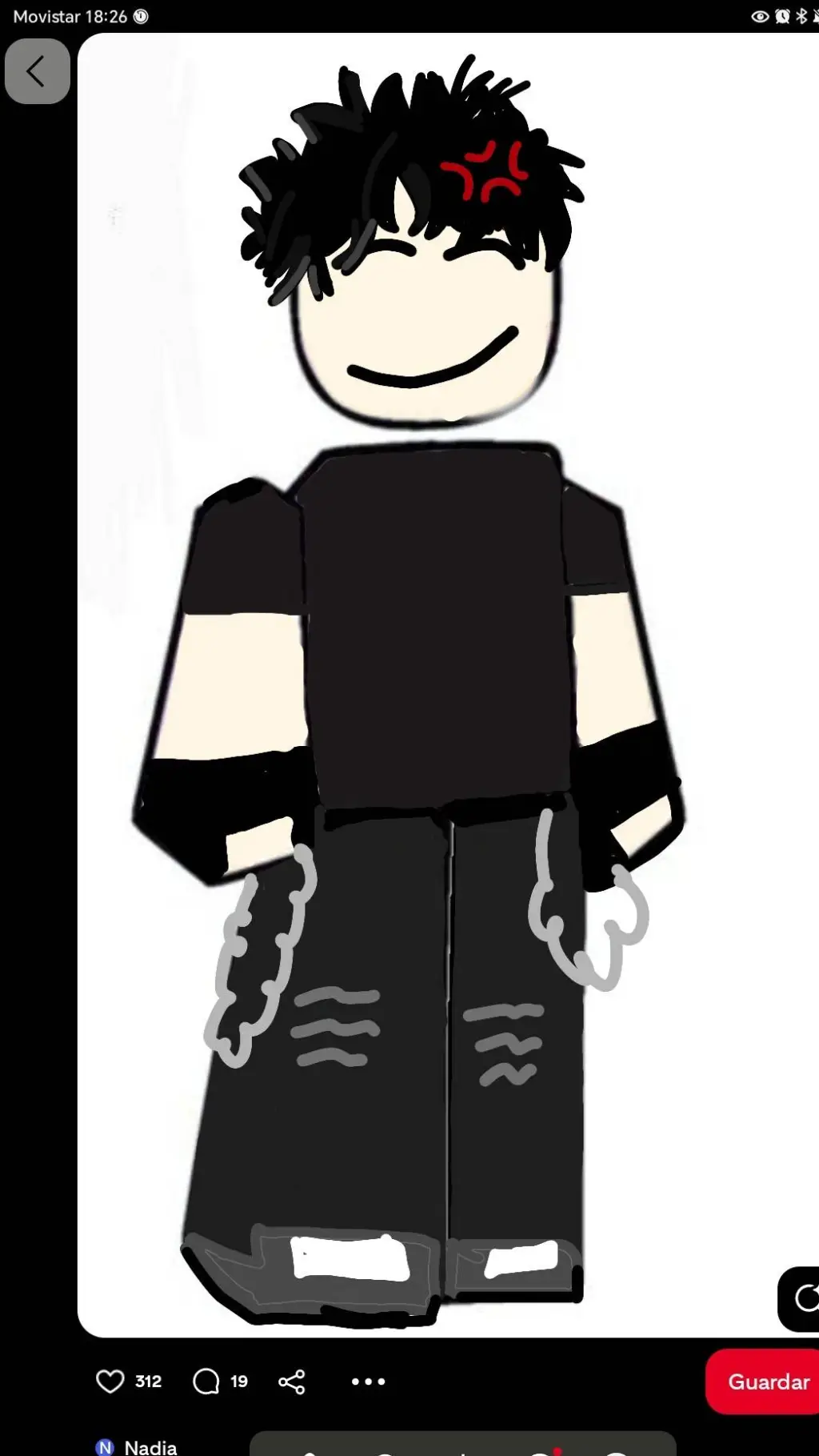 ai character: Mi oc background