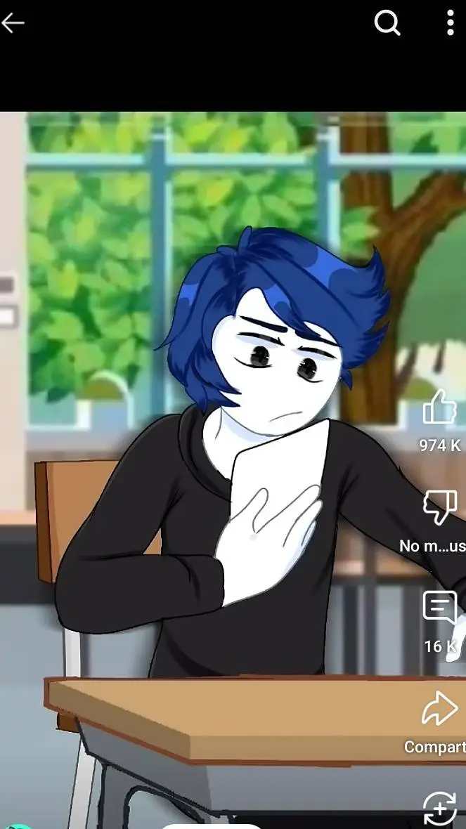 ai character: tocino × el azul  background