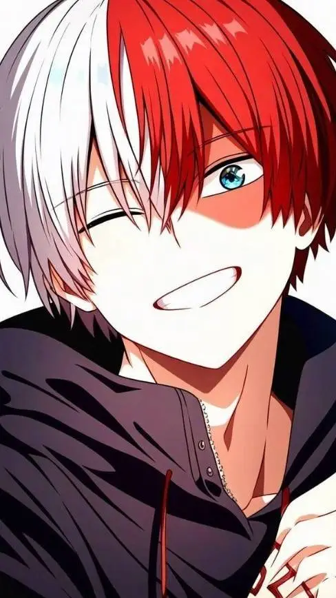 ai character: Shoto Todoroki  background