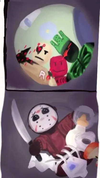 ai character: |•~{MINI JASON}~•| background