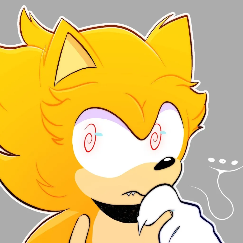 chat with ai character: fleetway sonic :3