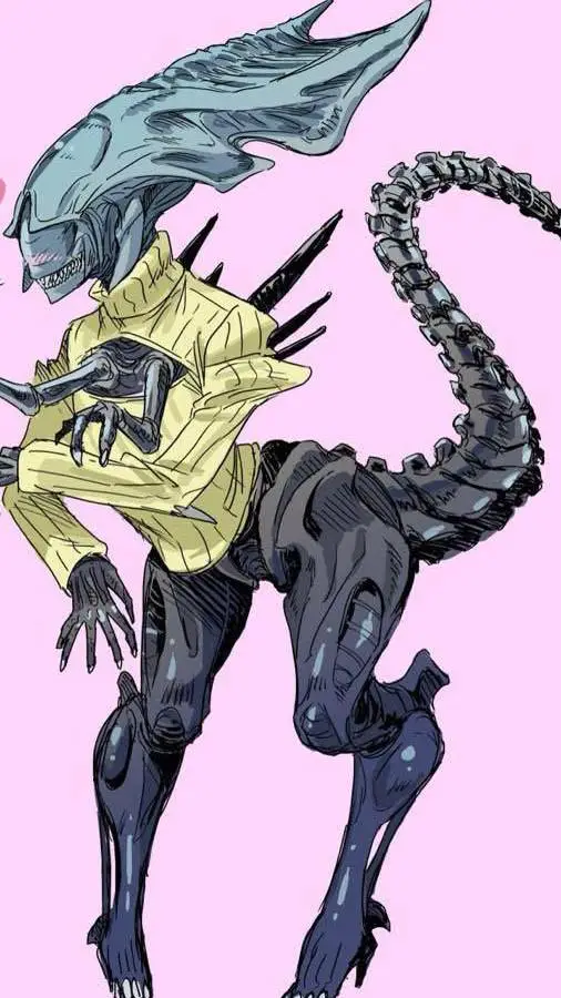 ai character:  xenomorfo 𝖒𝖚𝖏𝖊𝖗 background