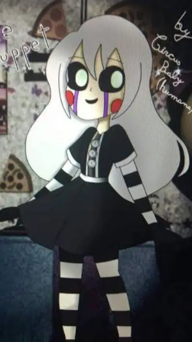 ai character: puppet humana background